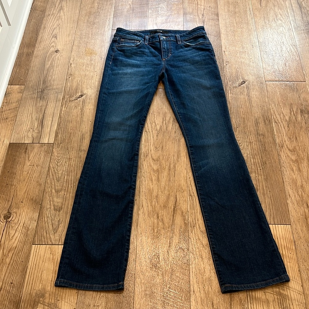 Joe’s Jeans “Trina” dark slim fit mini boot W 29